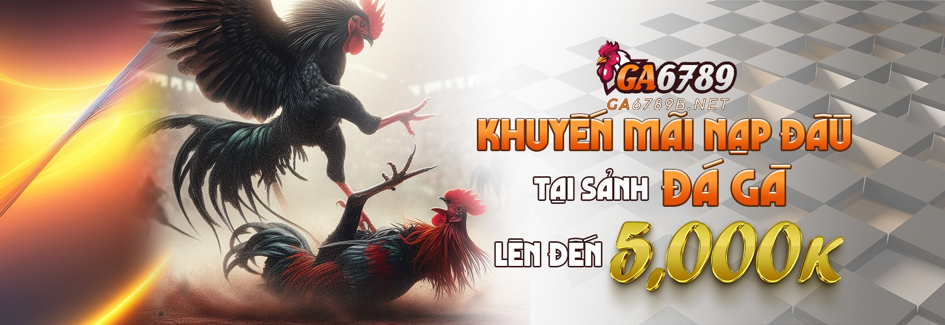 Banner khuyến mãi đá gà tại GA6789