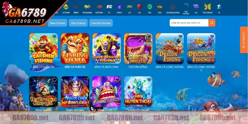 Sảnh bắn cá JDB được phát triển bởi nhà cung cấp trò chơi nổi tiếng JDB Gaming