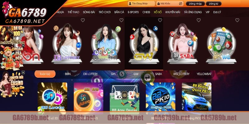 Sảnh xổ số BBIN được phát triển bởi tập đoàn BBIN